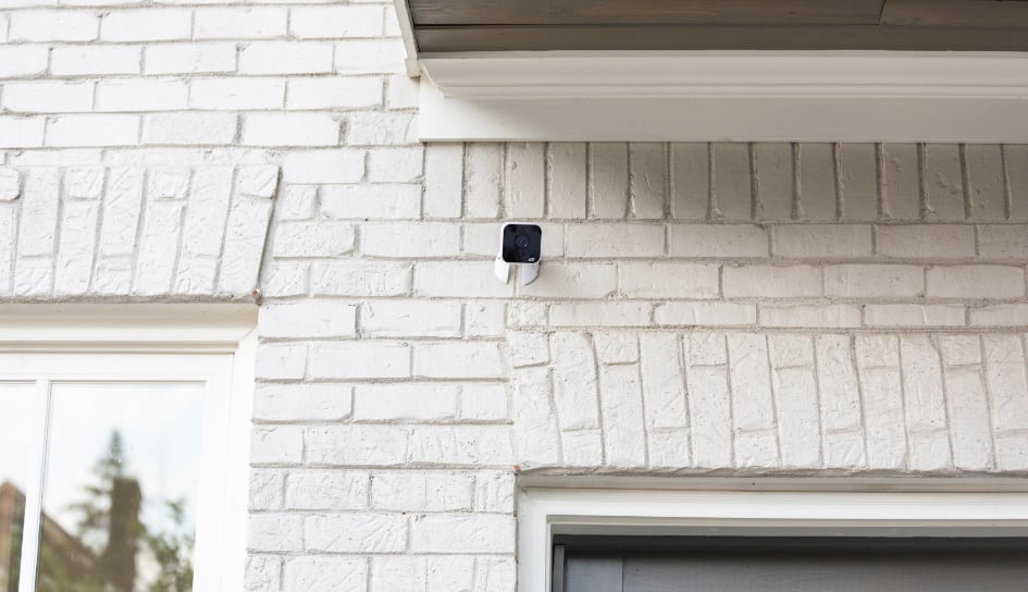 ADT outdoor camera on a Joplin home